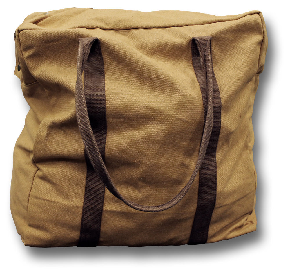 CANVAS AVIATOR FLIGHT BAG - TAN