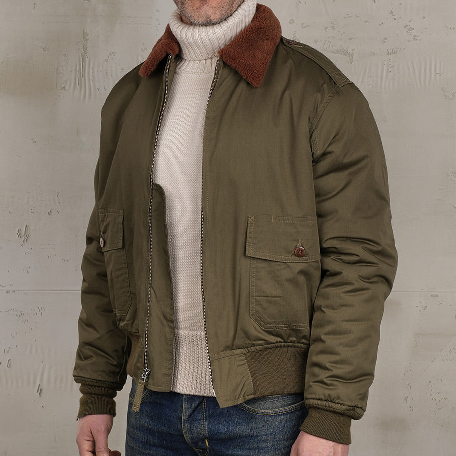 PIKE BROTHERS 1943 B10 FLIGHT JACKET - OLIVE DRAB