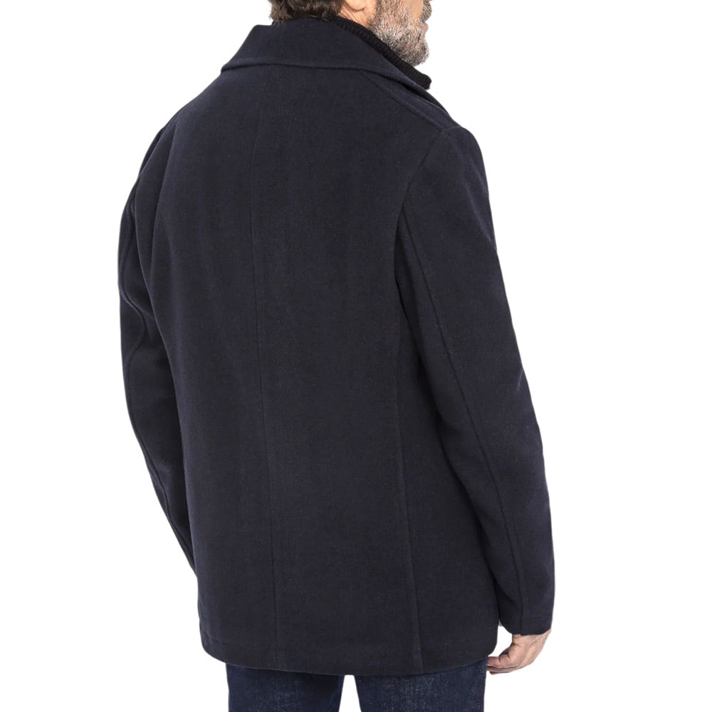 SCHOTT CYCLONE 2 PEA COAT - NAVY