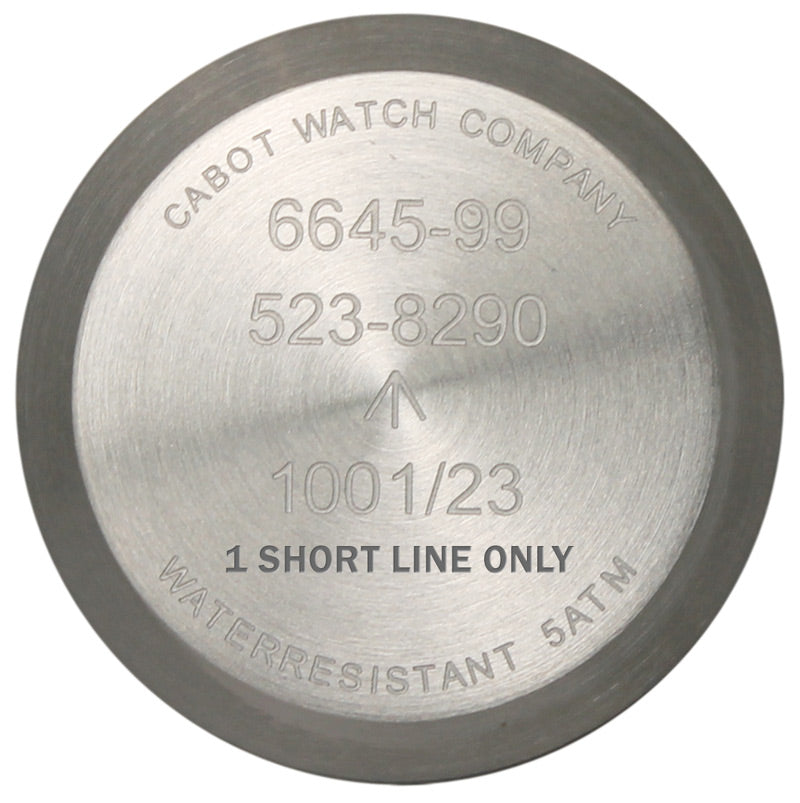 ENGRAVING FOR CASE BACK - MELLOR-72