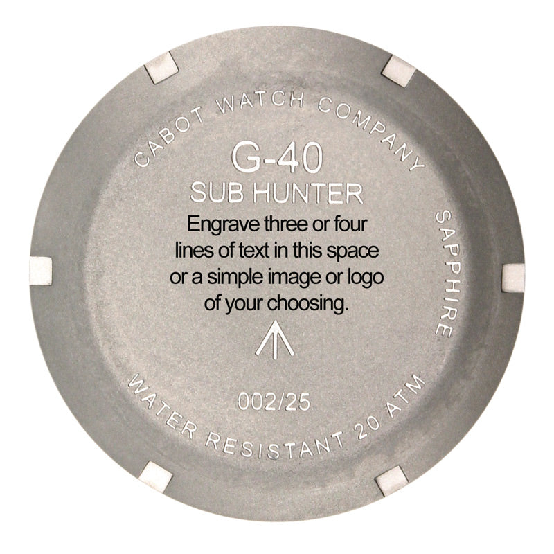 ENGRAVING FOR CASE BACK - G40