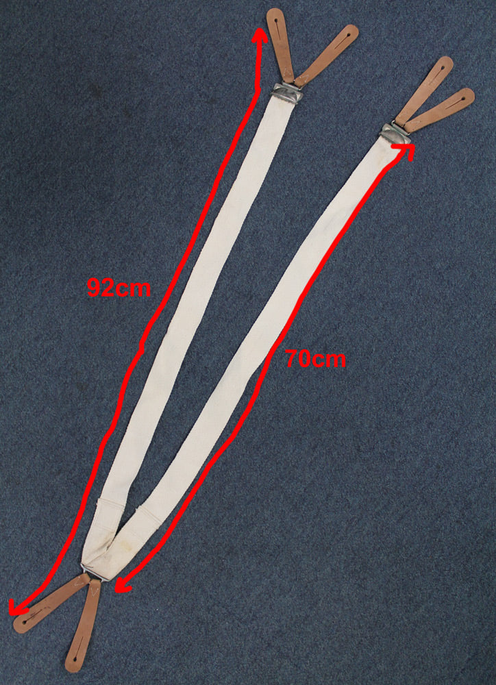 NON-ELASTIC BRACES WWII - measurements