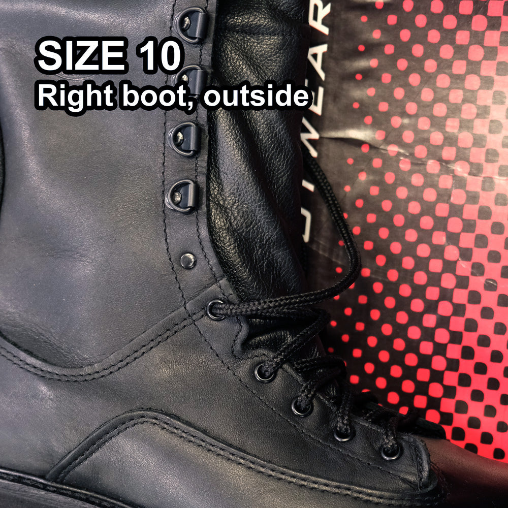 CORCORAN FORT BRAGG BOOTS - MISSING EYELET - SIZE 10