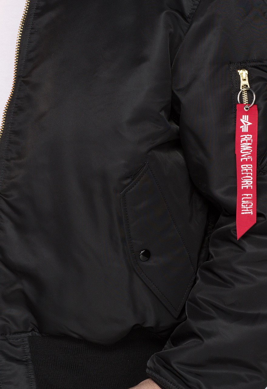 ALPHA MA1 FLYING JACKET - BLACK