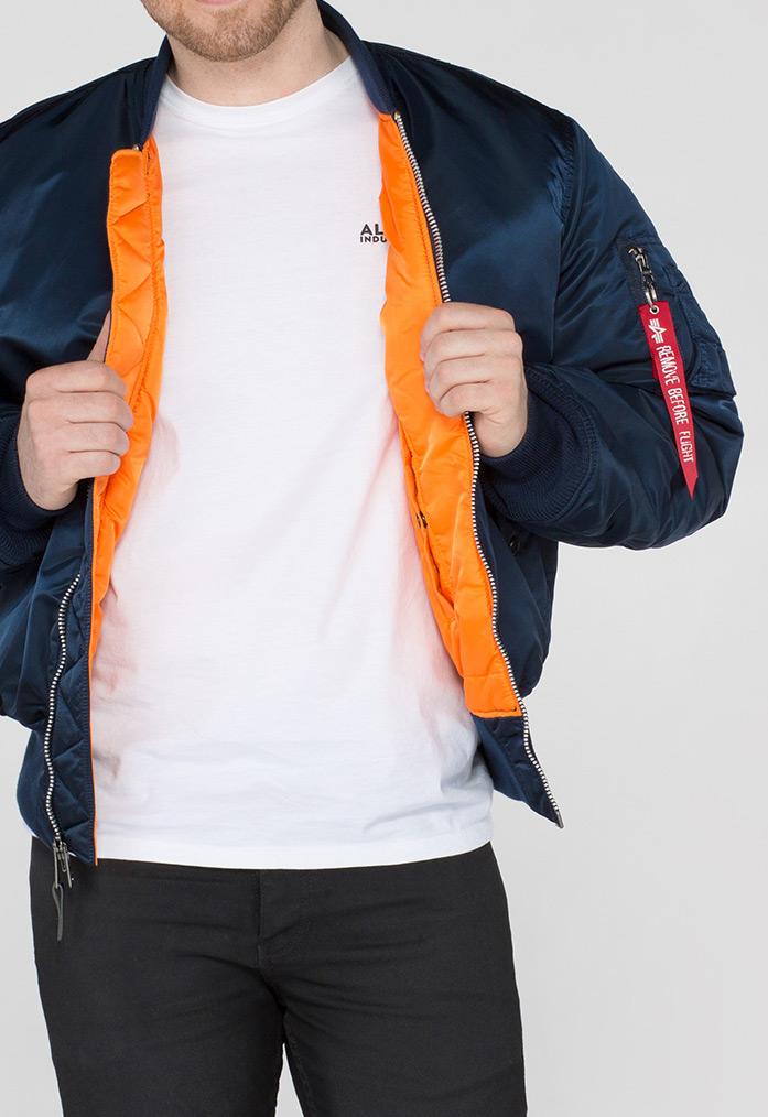 ALPHA MA1 FLYING JACKET - BLUE