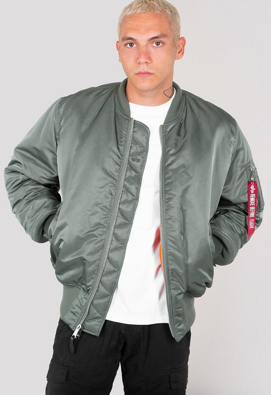 ALPHA MA1 FLYING JACKET - VINTAGE GREEN