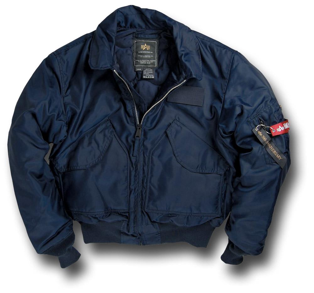 ALPHA CWU 45 FLYING JACKET - BLUE