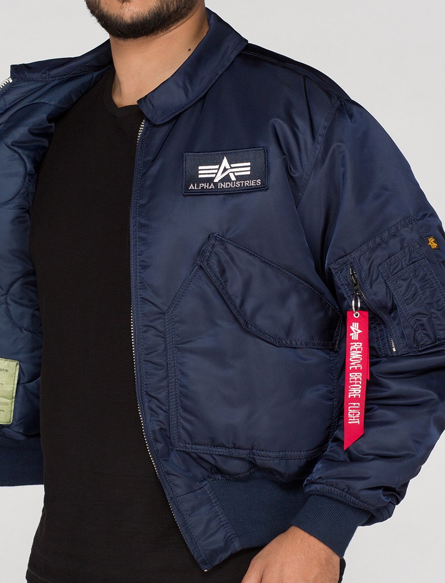 ALPHA CWU 45 FLYING JACKET - BLUE