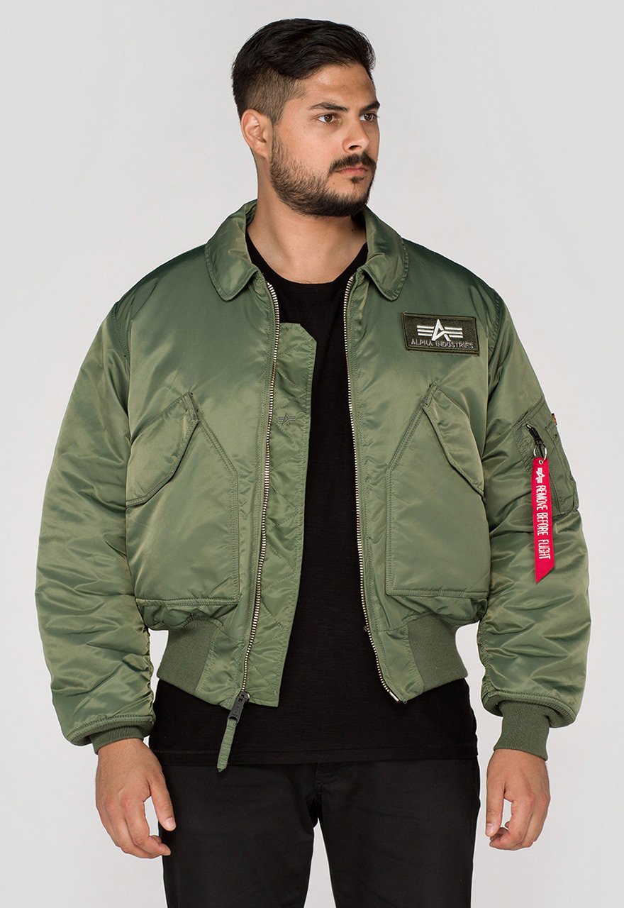 ALPHA CWU 45 FLYING JACKET - GREEN