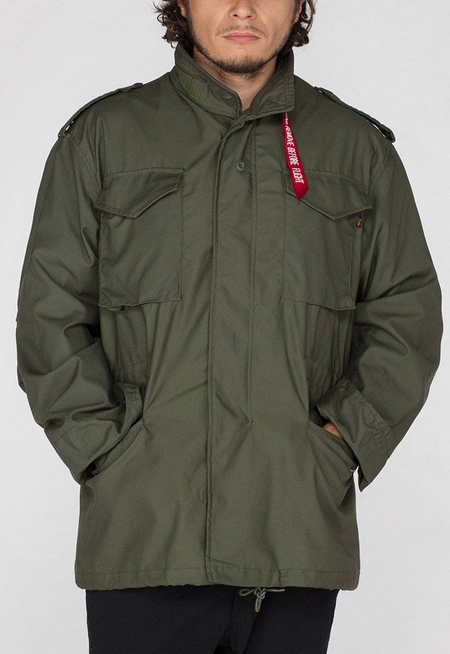 ALPHA M65 COMBAT JACKET - GREEN