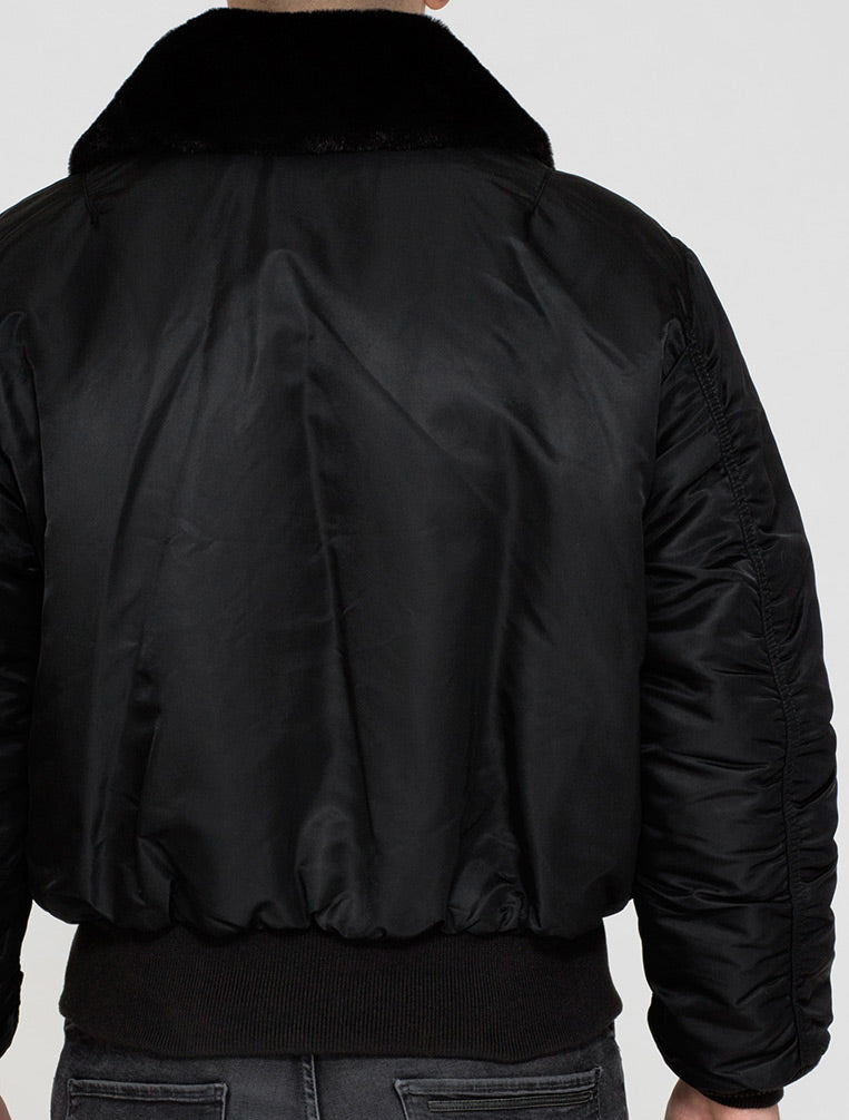 ALPHA B15 FLYING JACKET - BLACK