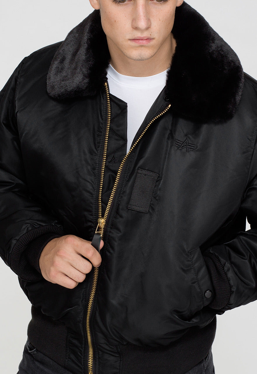 ALPHA B15 FLYING JACKET - BLACK