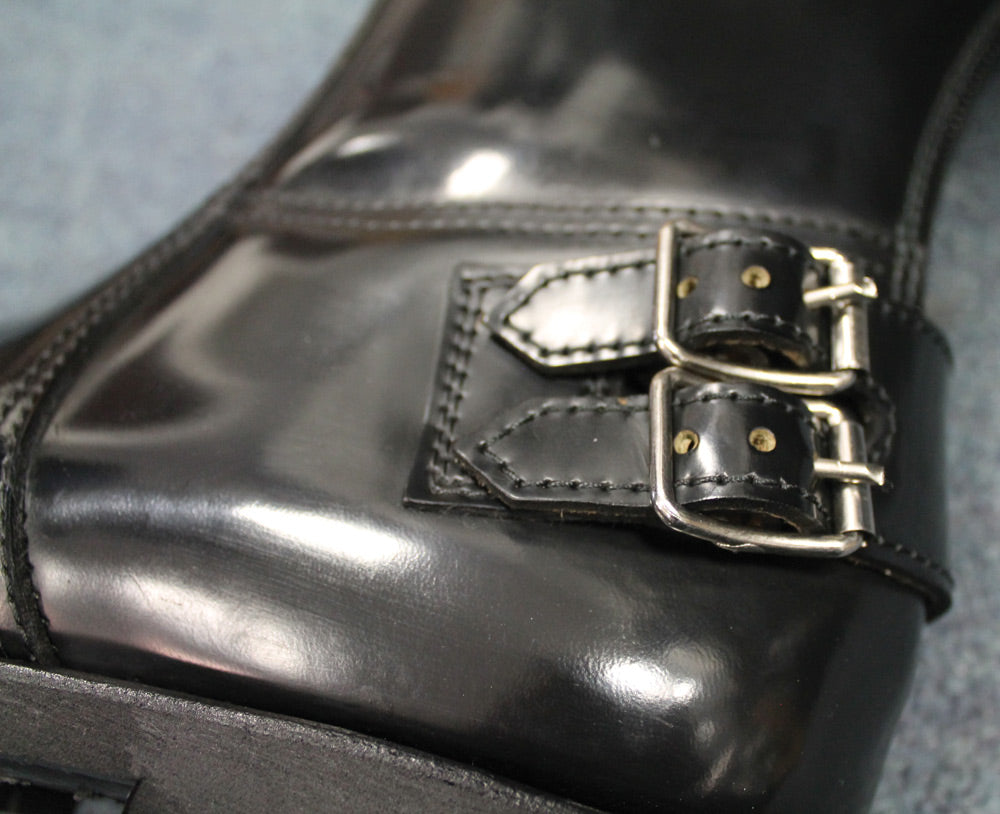 GTH TROPHY POLICE MOTORCYCLE BOOTS - BUCKLE DETAIL