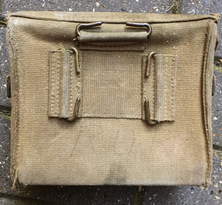 1937 PATTERN KHAKI BINOCULAR CASE GRADE 1 WWII-DATED