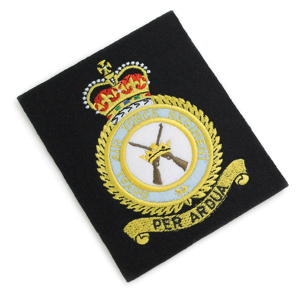 RAF REGIMENT BLAZER BADGE