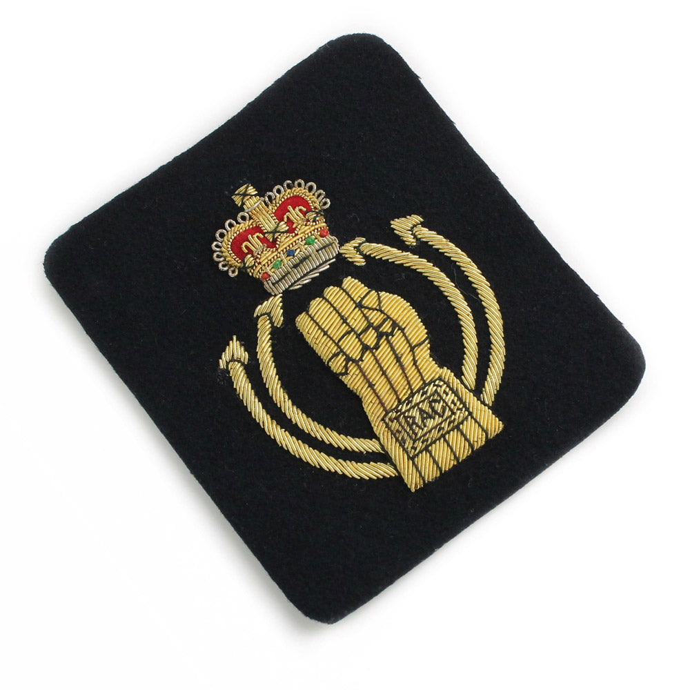ROYAL ARMOURED CORPS BLAZER BADGE - WIRE