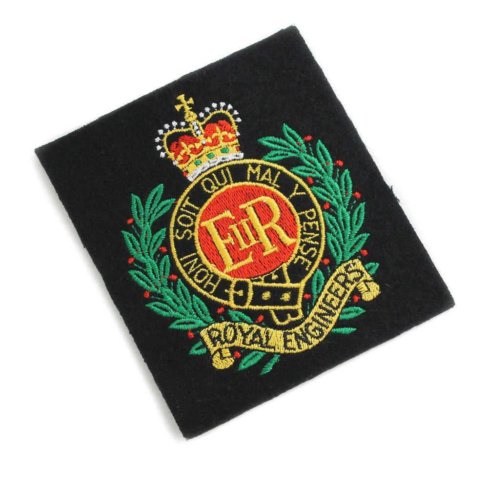 ROYAL ENGINEERS BLAZER BADGE - CLOTH