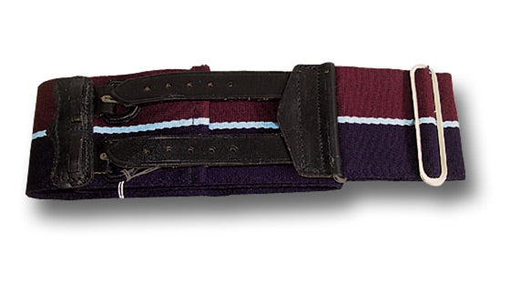 RAF STABLE BELT - WITH LEATHER STRAPS
