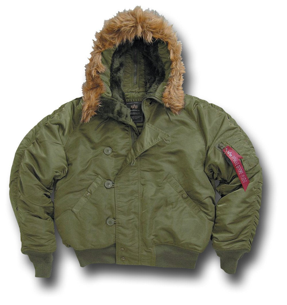 ALPHA N2B FLYING JACKET - GREEN