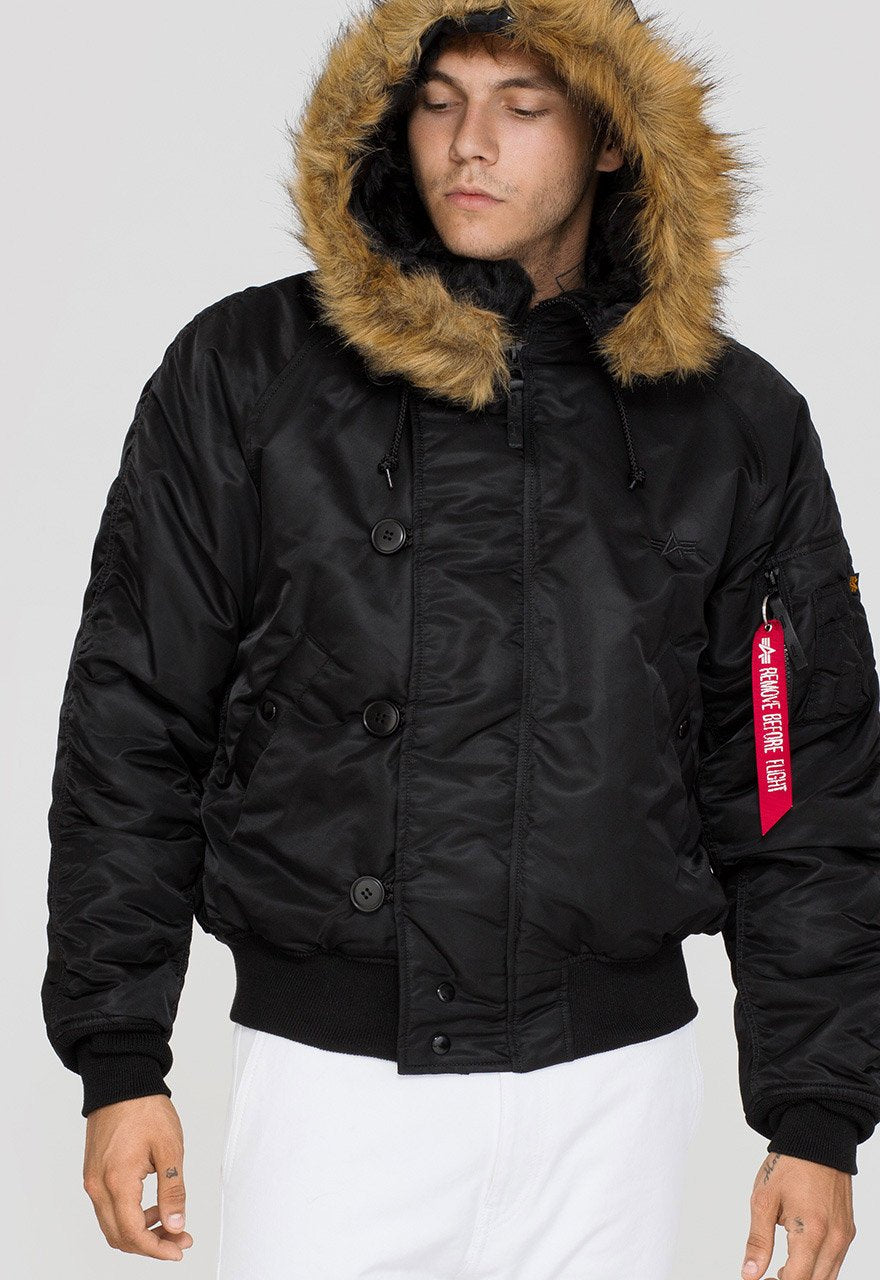 ALPHA N2B FLYING JACKET - BLACK