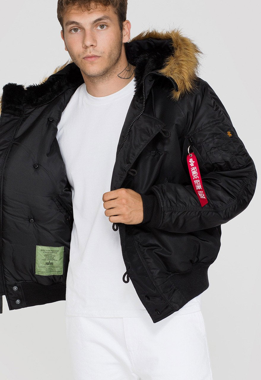 ALPHA N2B FLYING JACKET - BLACK