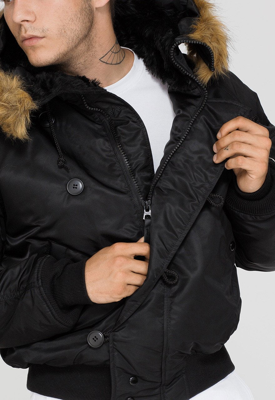 ALPHA N2B FLYING JACKET - BLACK