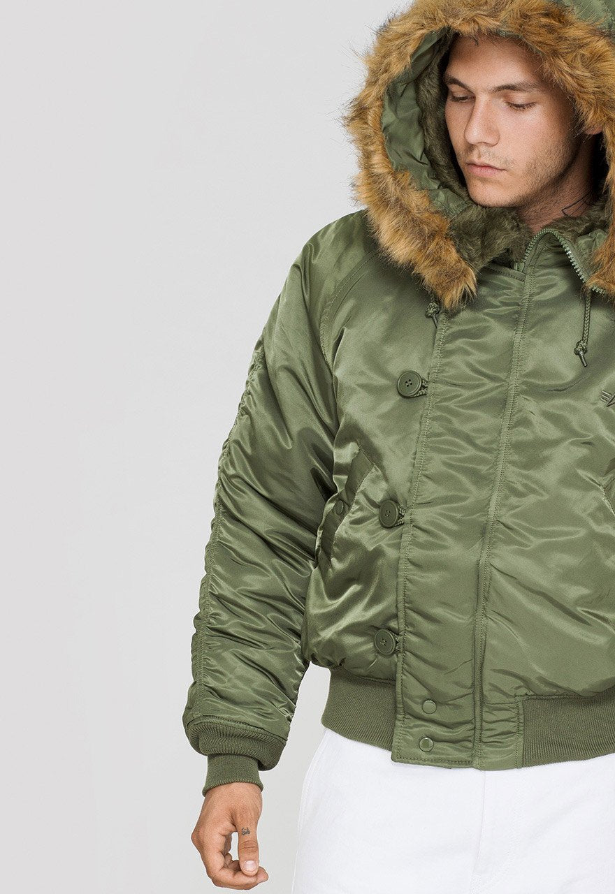 ALPHA N2B FLYING JACKET - GREEN