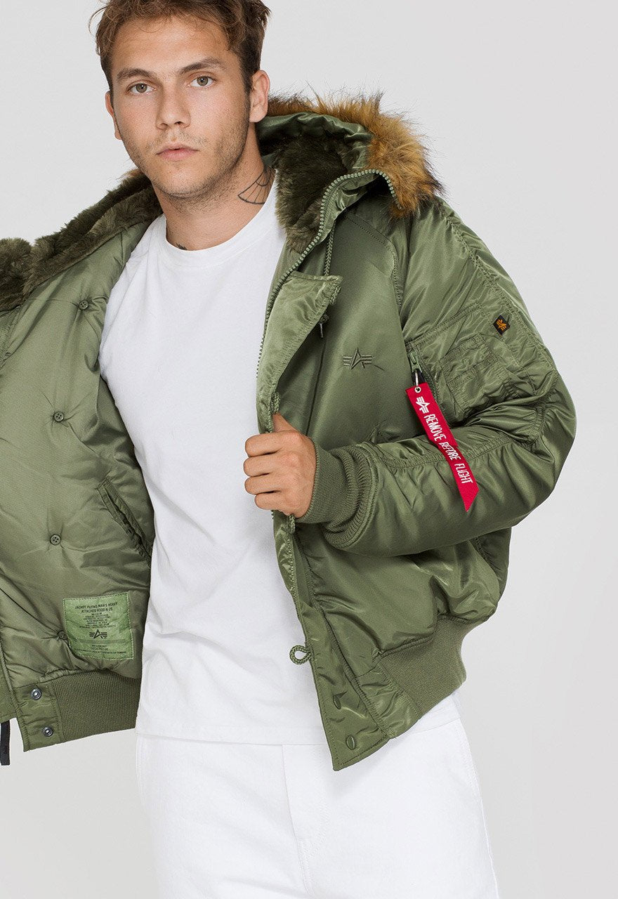 ALPHA N2B FLYING JACKET - GREEN