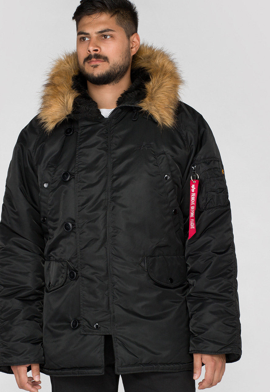 ALPHA N3B EXTREME COLD PARKA - BLACK