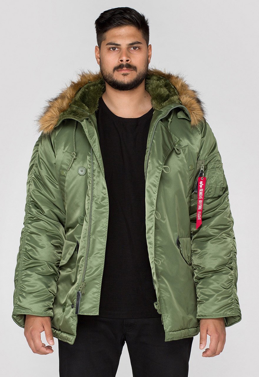 ALPHA N3B EXTREME COLD PARKA - GREEN