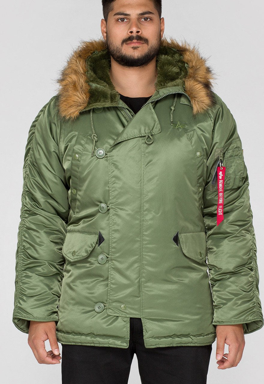 ALPHA N3B EXTREME COLD PARKA - GREEN