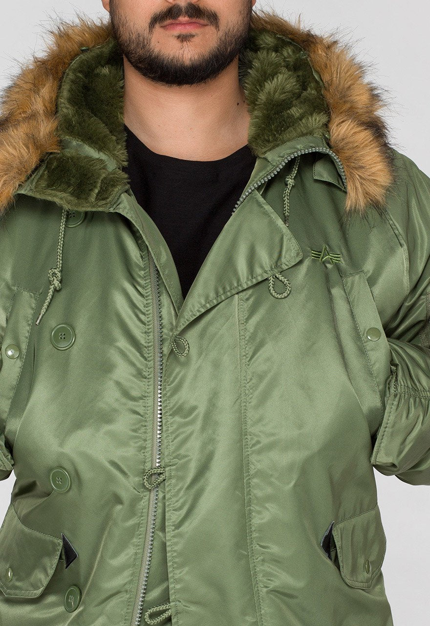 ALPHA N3B EXTREME COLD PARKA - GREEN