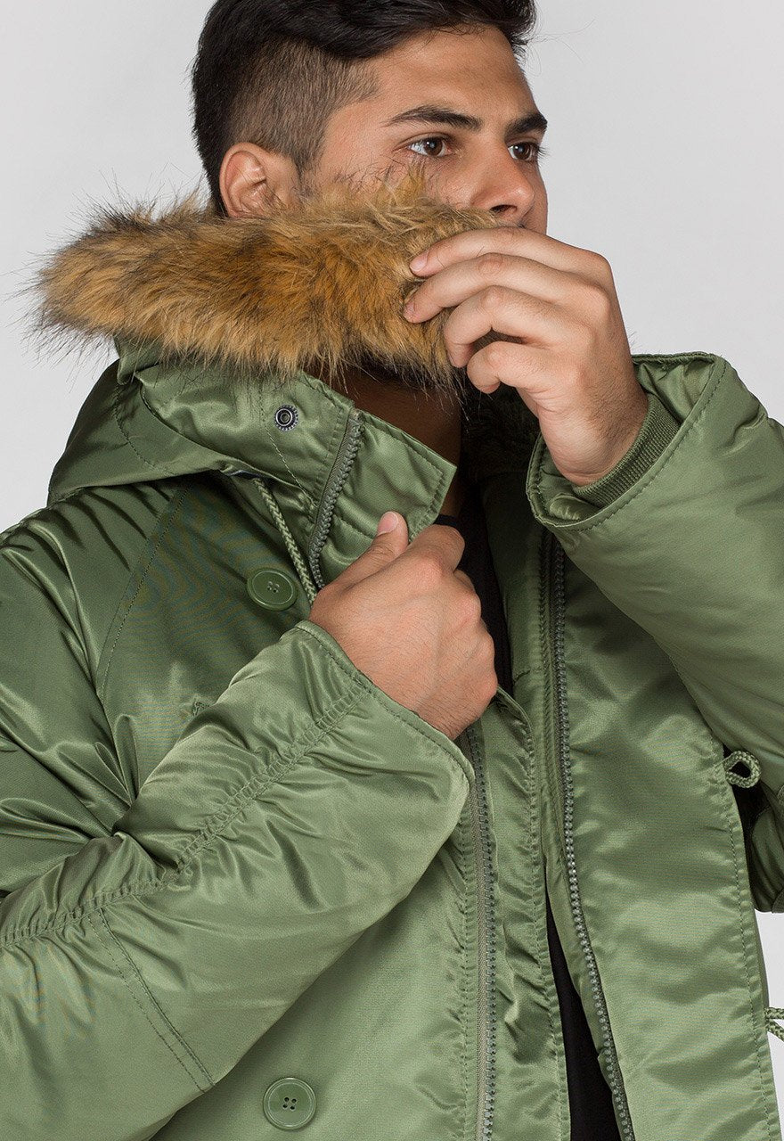 ALPHA N3B EXTREME COLD PARKA - GREEN