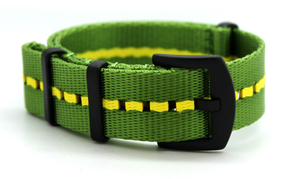 CWC SB NATO WATCH STRAP - LEMON & LIME