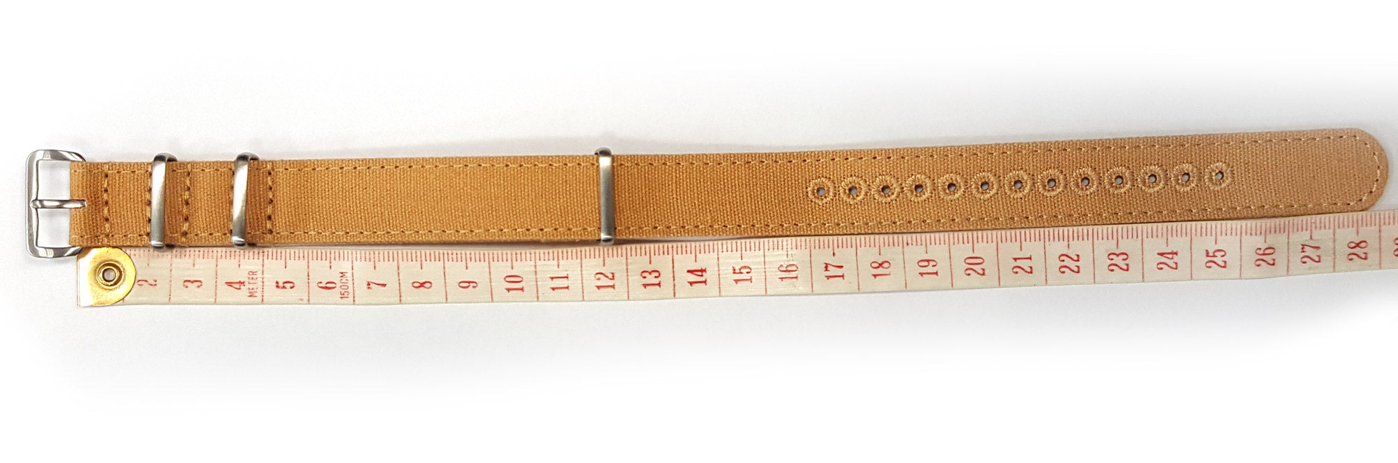 CWC VINTAGE CANVAS NATO STRAP - LENGTH