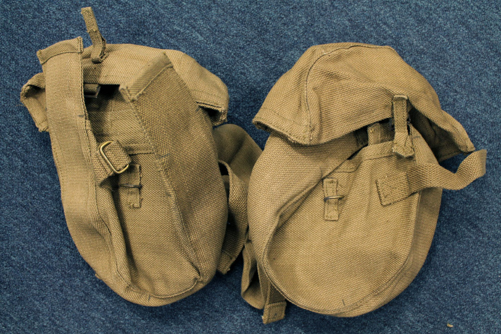 WWII PAIR OF LEWIS GUN POUCHES