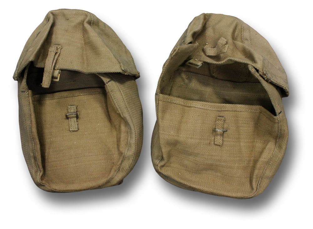 WWII PAIR OF LEWIS GUN POUCHES