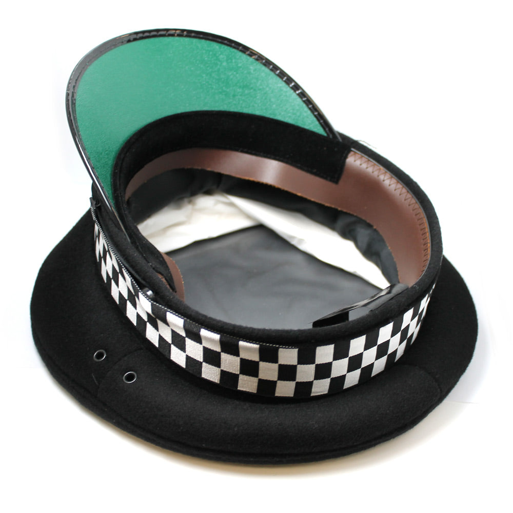 POLICE CAP WITH CHECK BAND