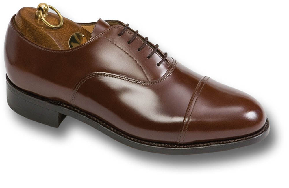 SANDERS OXFORD SHOES - BROWN