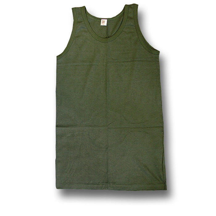 NEW GREEN AIRTEX SINGLET VEST