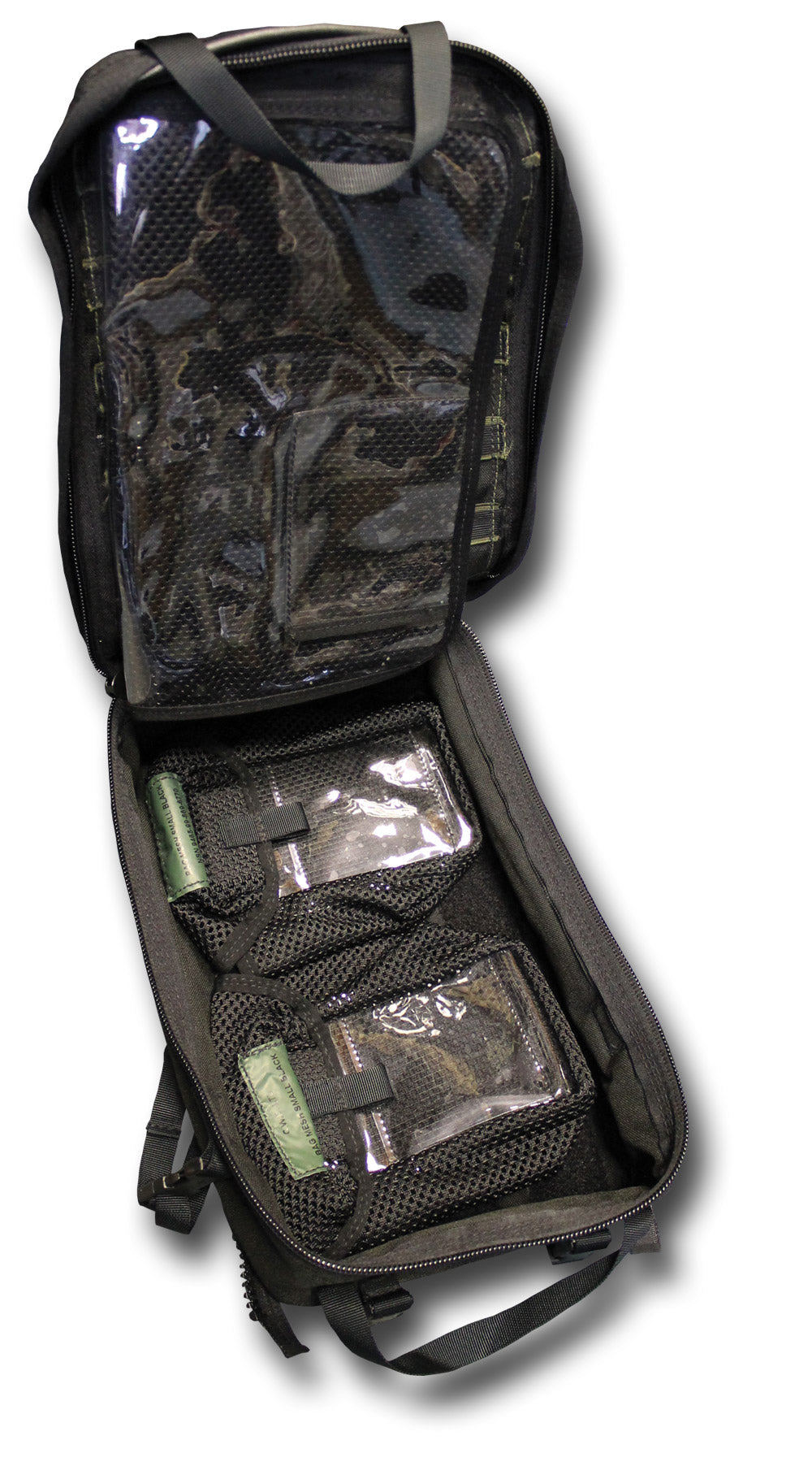 PLCE MEDICS POUCH - BLACK, OPEN