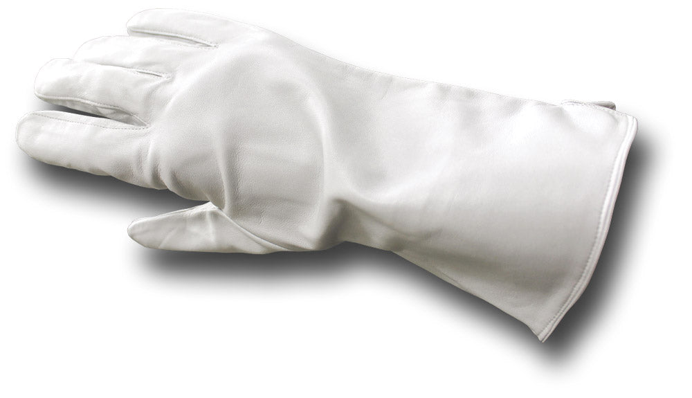 RAF LEATHER FLYING GLOVES - CREAM WHITE