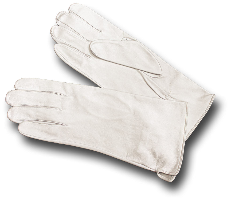 RAF LEATHER FLYING GLOVES - CREAM WHITE