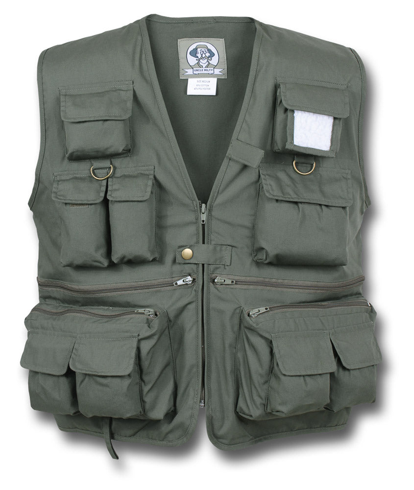 MILTY TRAVEL HUNTING VEST - OLIVE GREEN