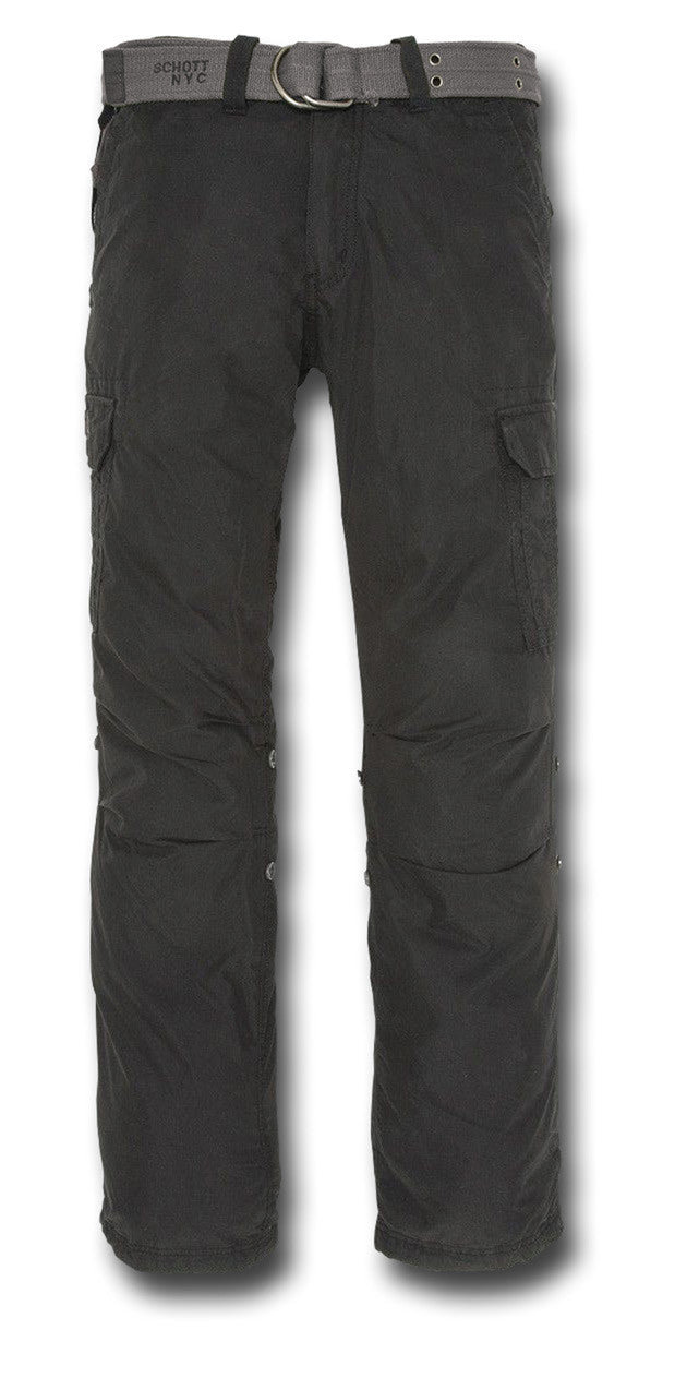 SCHOTT CARGO PANTS - BLACK