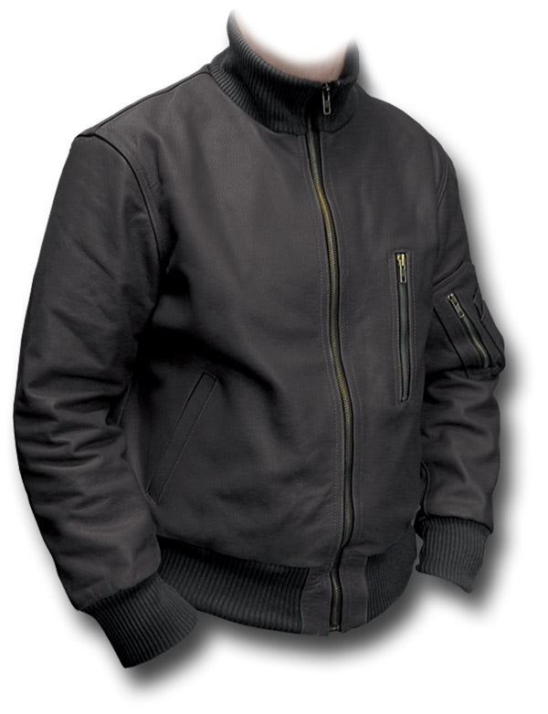 GERMAN LUFTWAFFE FLIGHT JACKET - BLACK