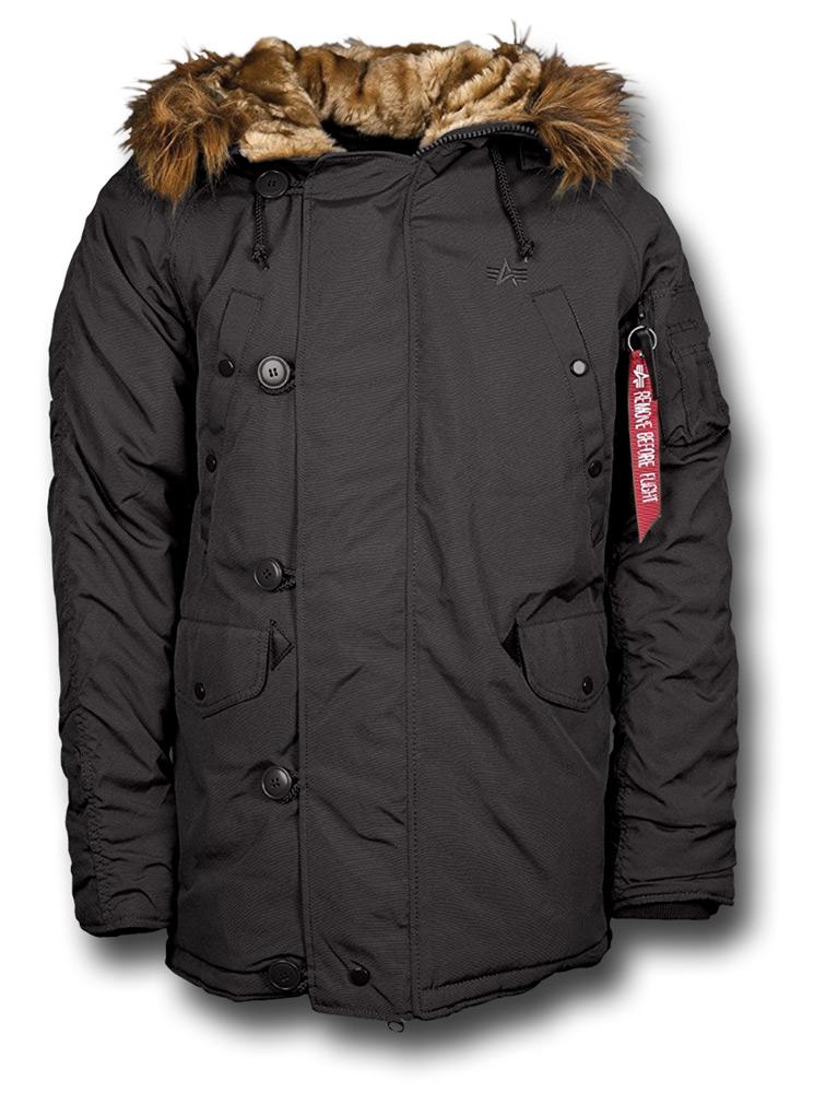 ALPHA EXPLORER PARKA - BLACK