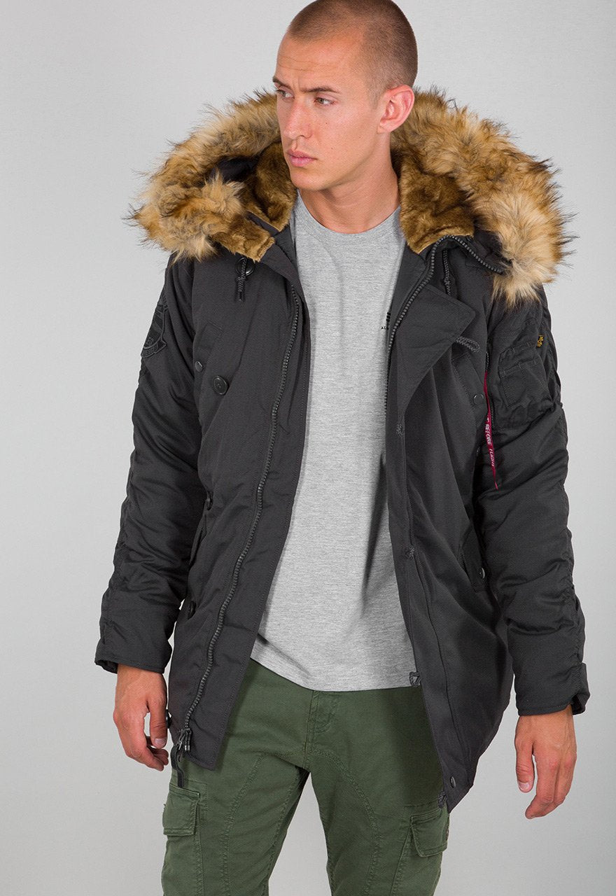 ALPHA EXPLORER PARKA - BLACK