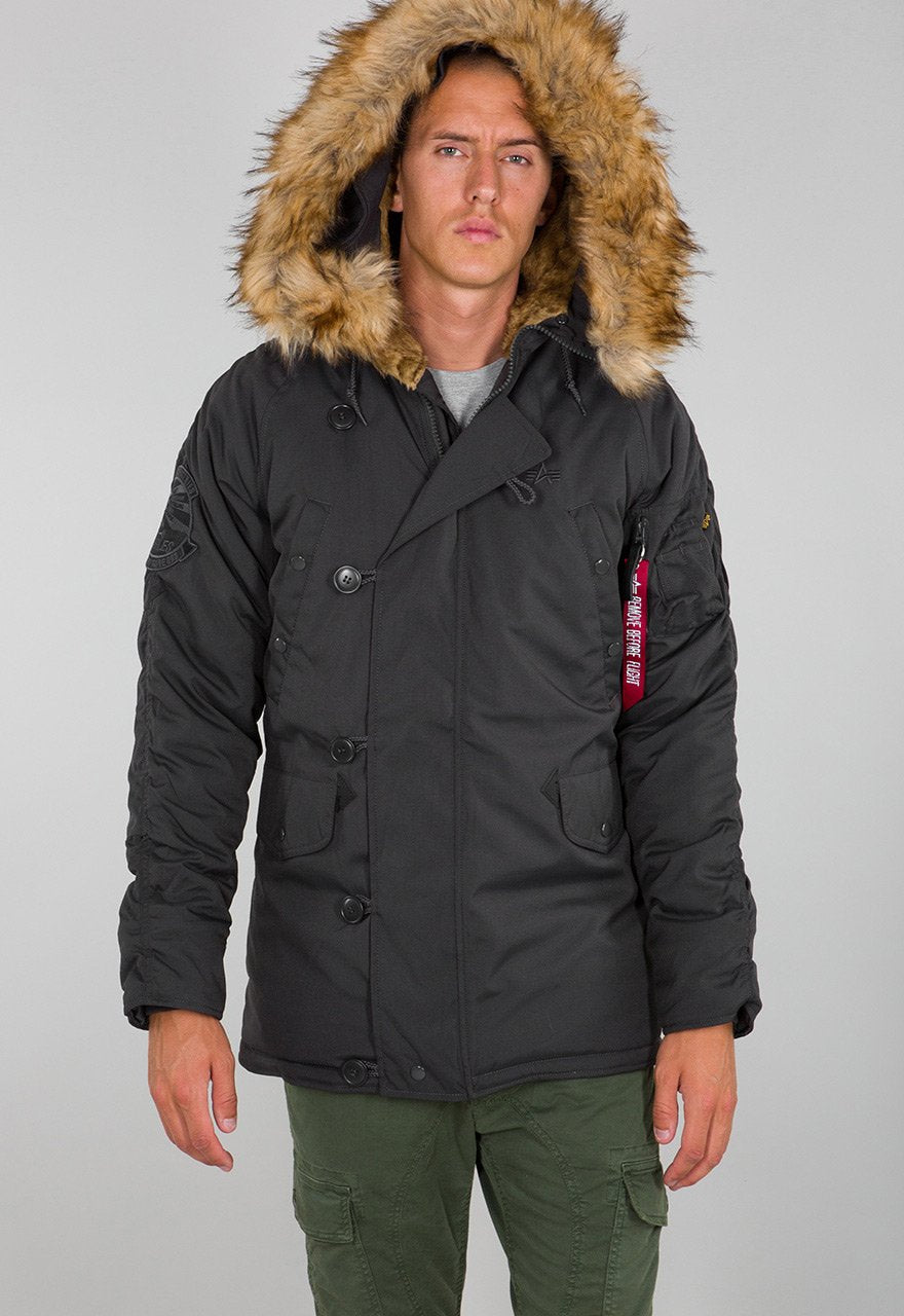 ALPHA EXPLORER PARKA - BLACK