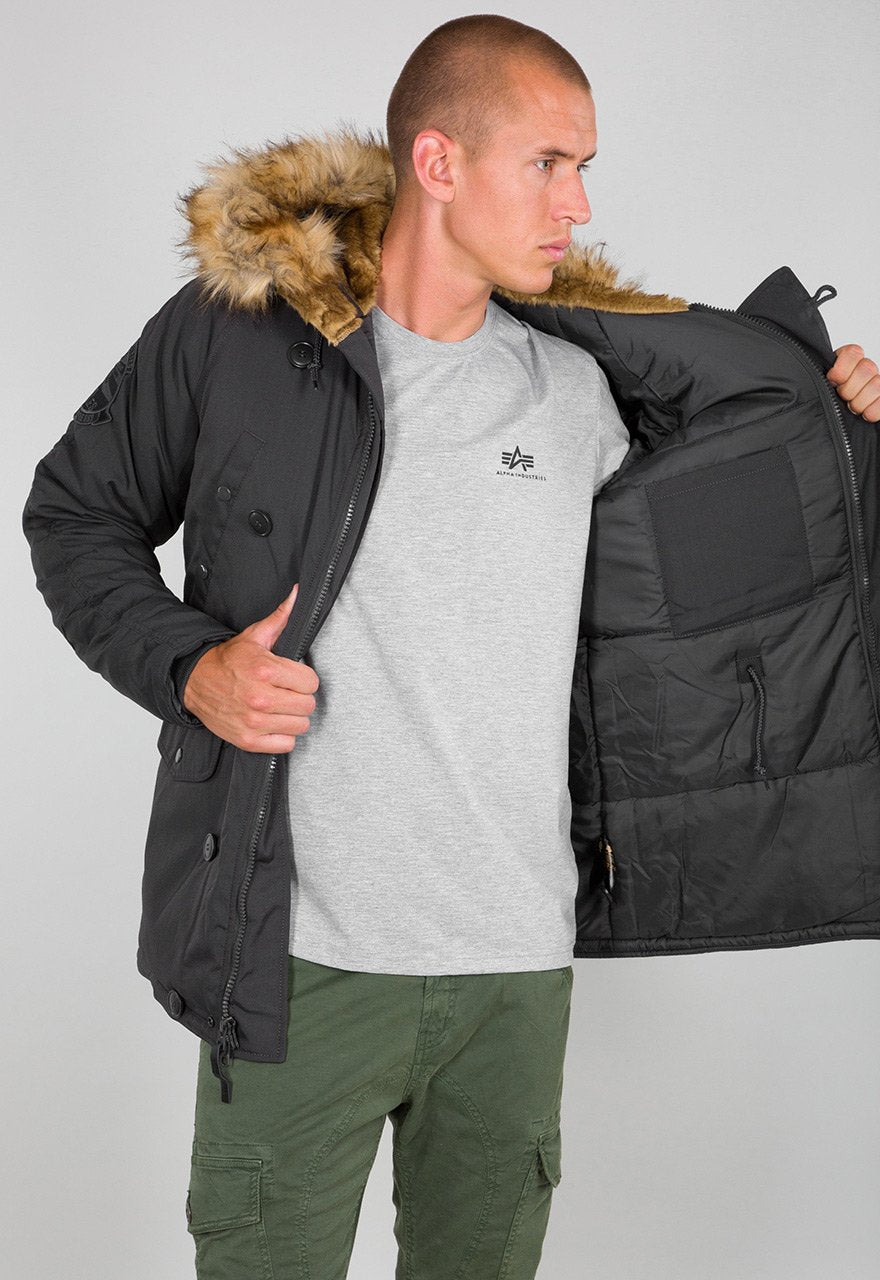 ALPHA EXPLORER PARKA - BLACK